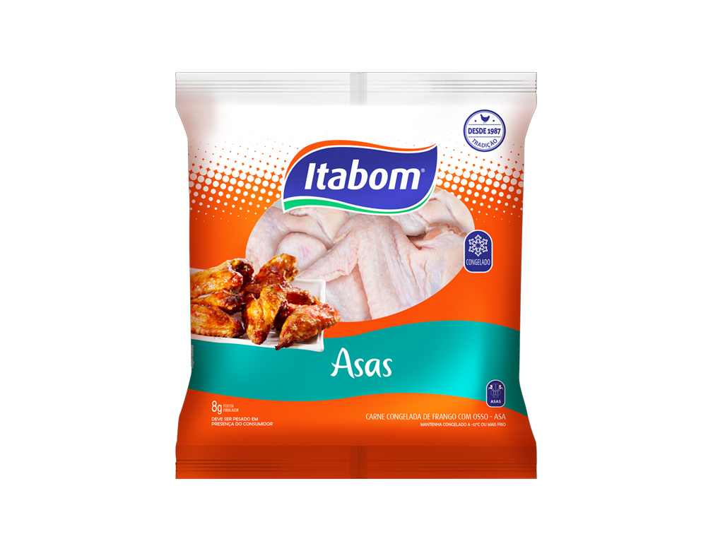 ASAS DE FRANGO CONGELADAS ITABOM (CX 20 KG)